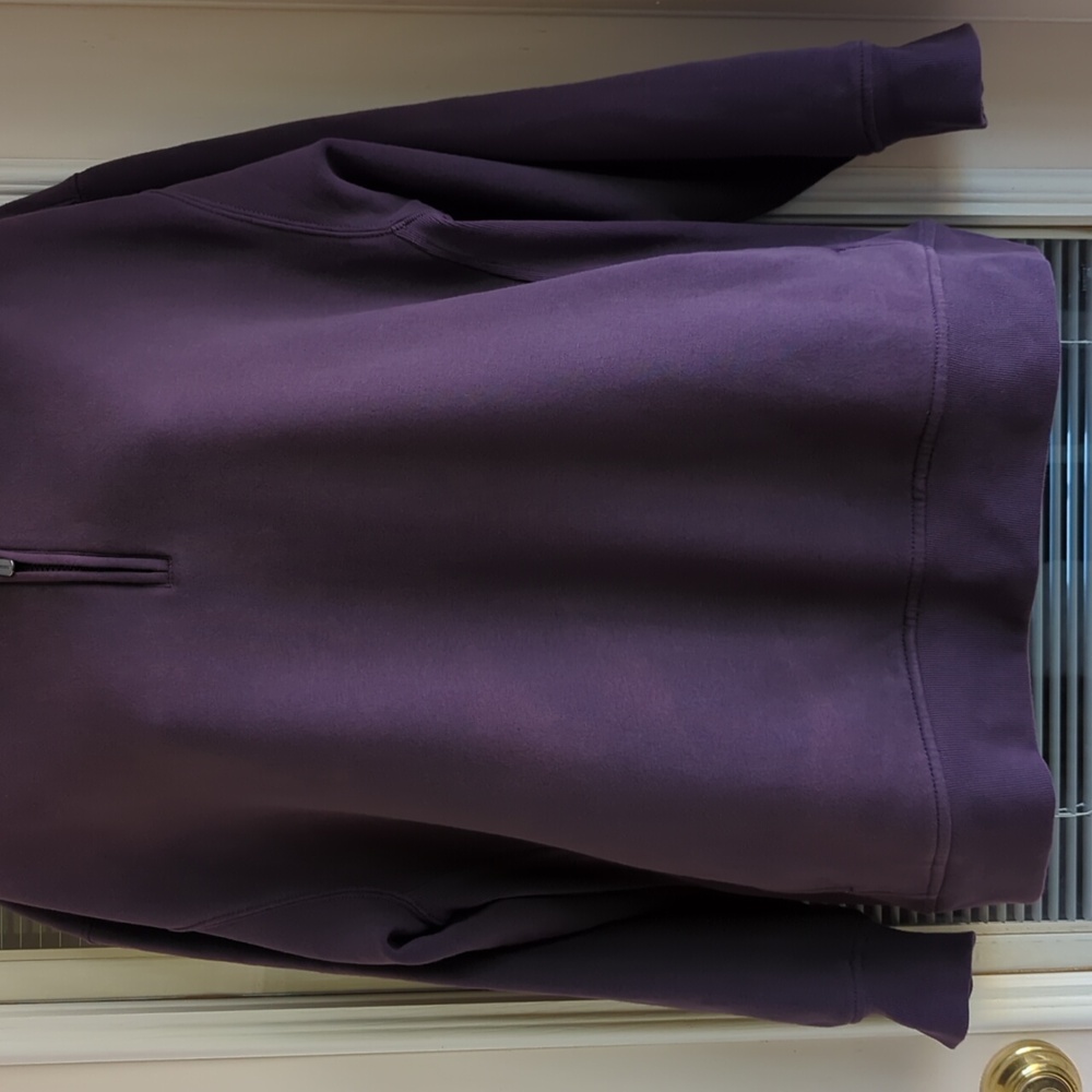 Athleta Forever Fleece 1/4 Zip Sweatshirt - Iris S - Picture 9 of 14
